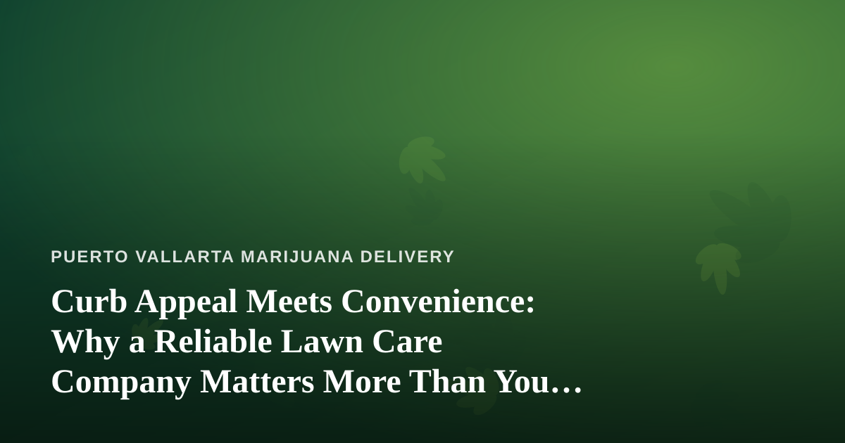 Curb Appeal Meets Convenience: Why a Reliable Lawn Care Company Matters More Than You Think